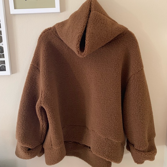 Oak Fort Teddy Turtleneck Sweatshirt 